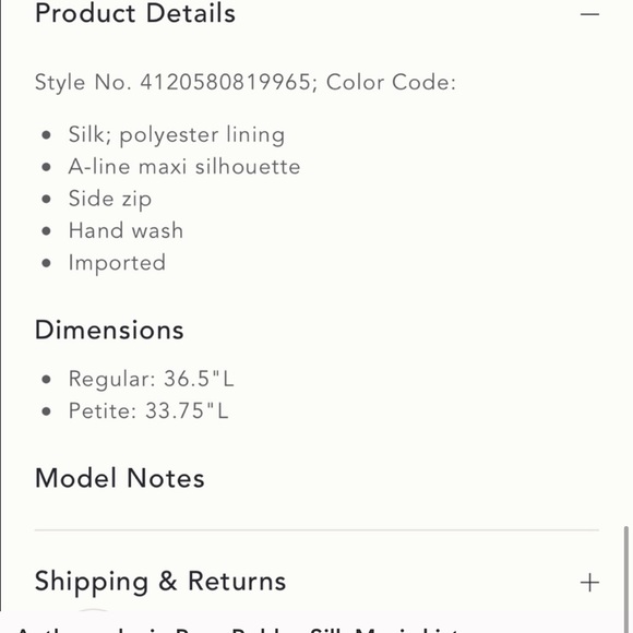 Anthropologie Paso Robles Silk Maxi Skirt - Picture 8 of 8